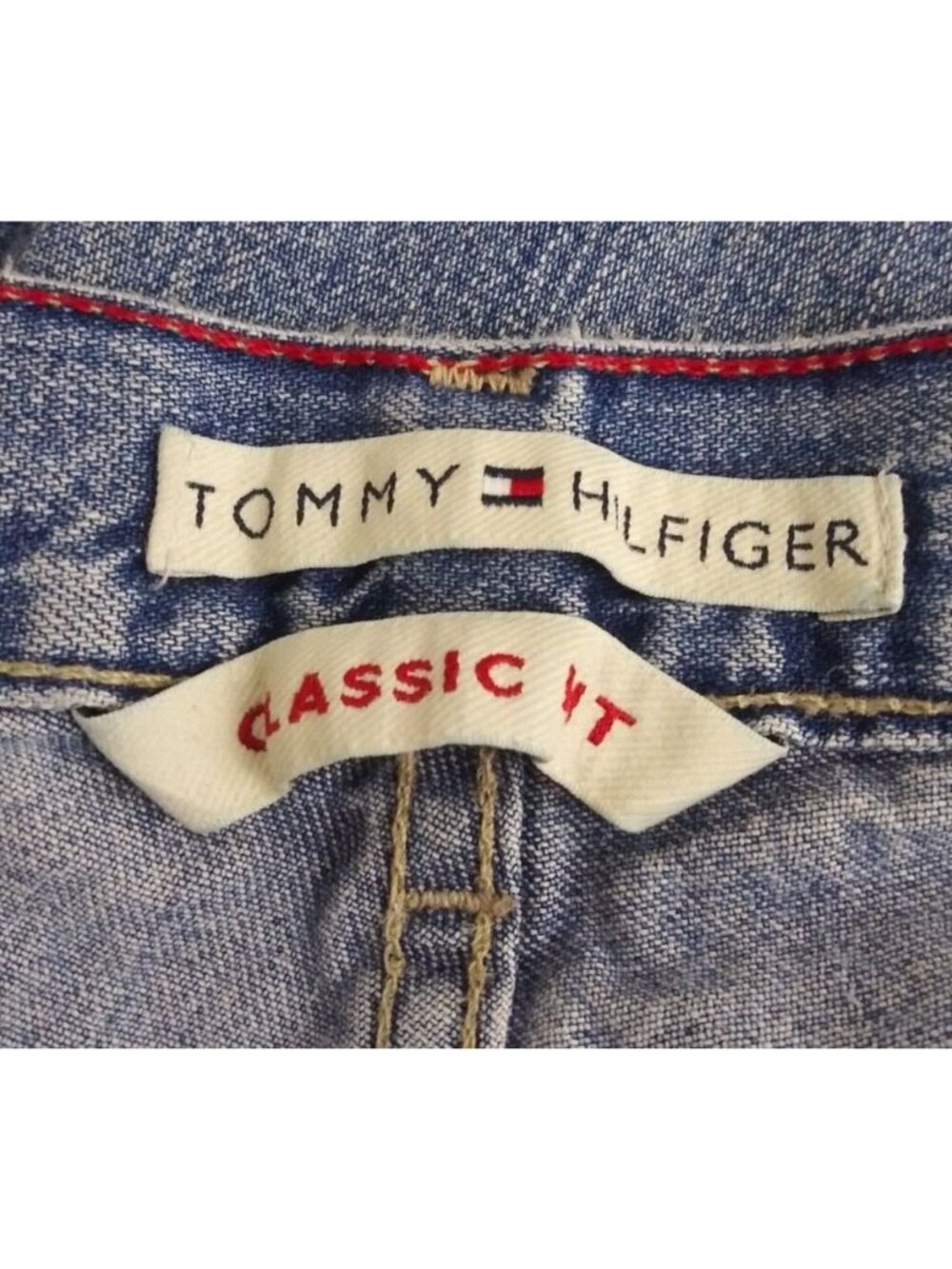 Tommy Hilfiger Classic Cut Men's Distressed Bootcut Jeans Size 32x31 - Picture 7 of 8